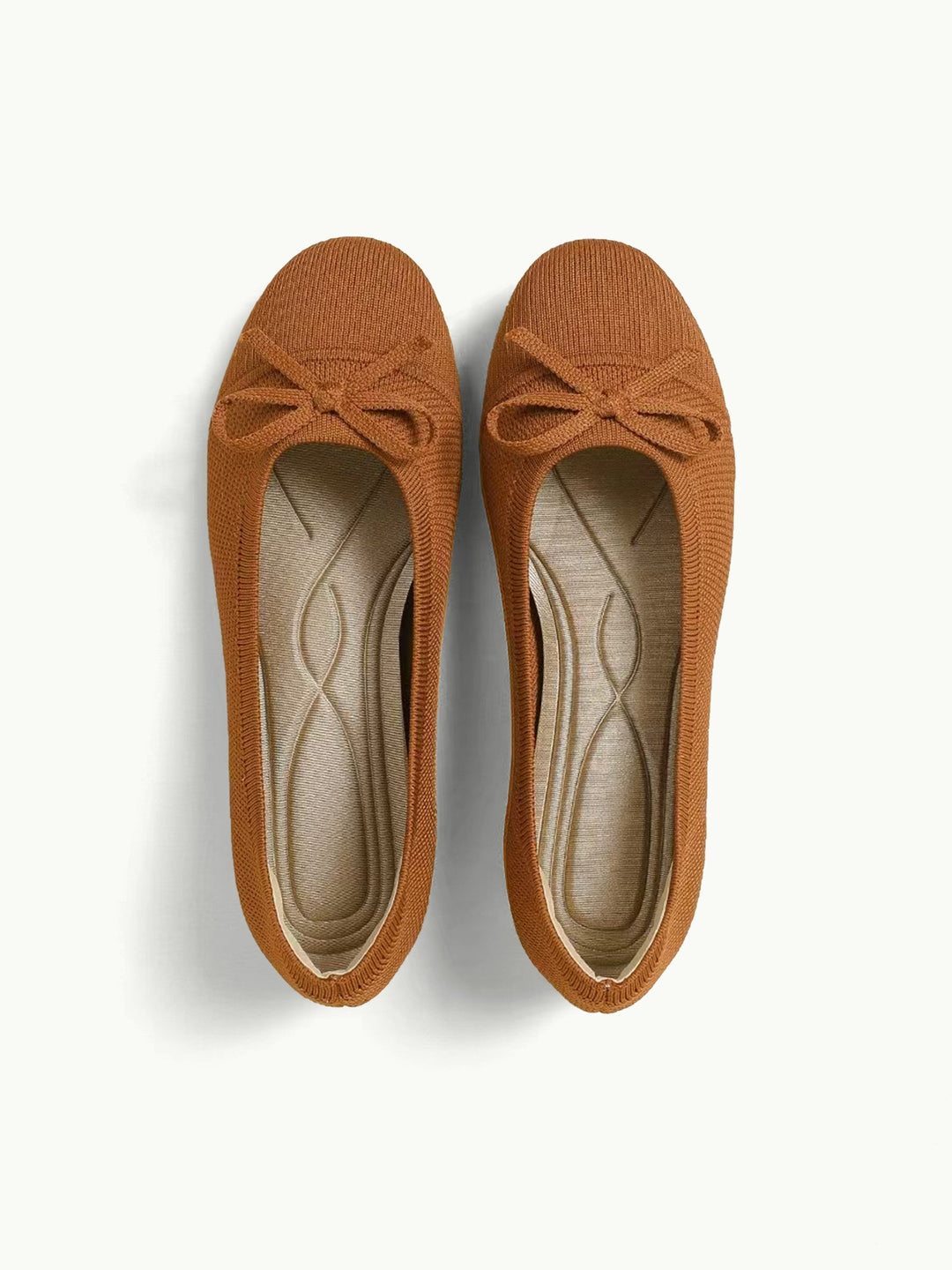 Ottavia | Women's Round Toe Orthopedic Flats with Bow Tie Detail