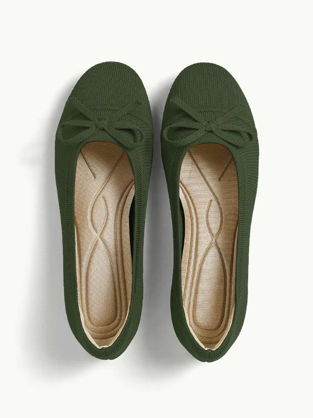 Ottavia | Women's Round Toe Orthopedic Flats with Bow Tie Detail