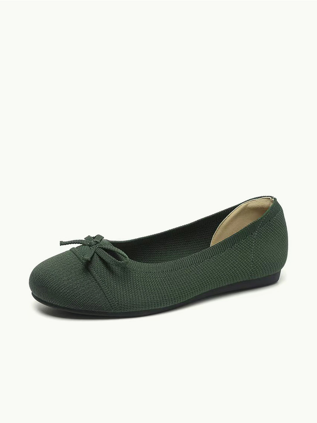 Ottavia | Women's Round Toe Orthopedic Flats with Bow Tie Detail