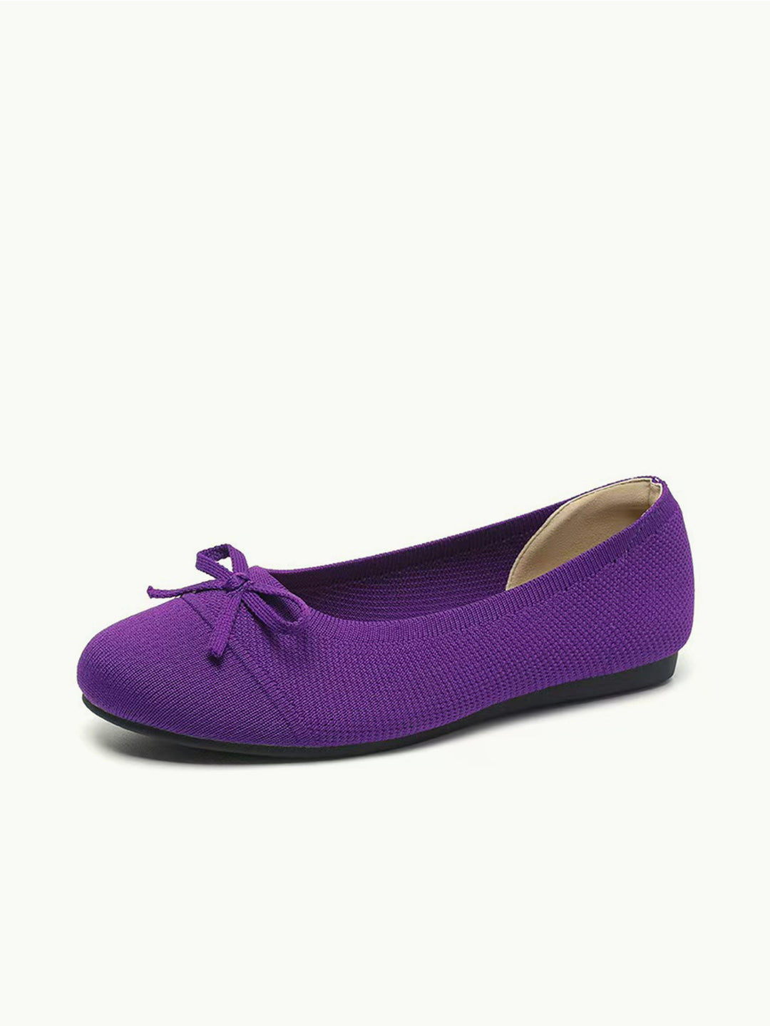 Ottavia | Women's Round Toe Orthopedic Flats with Bow Tie Detail