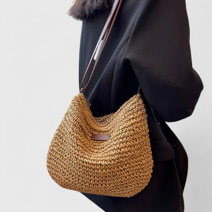 Odalys | Women's Bag Woven Straw Slouchy Shoulder Tote