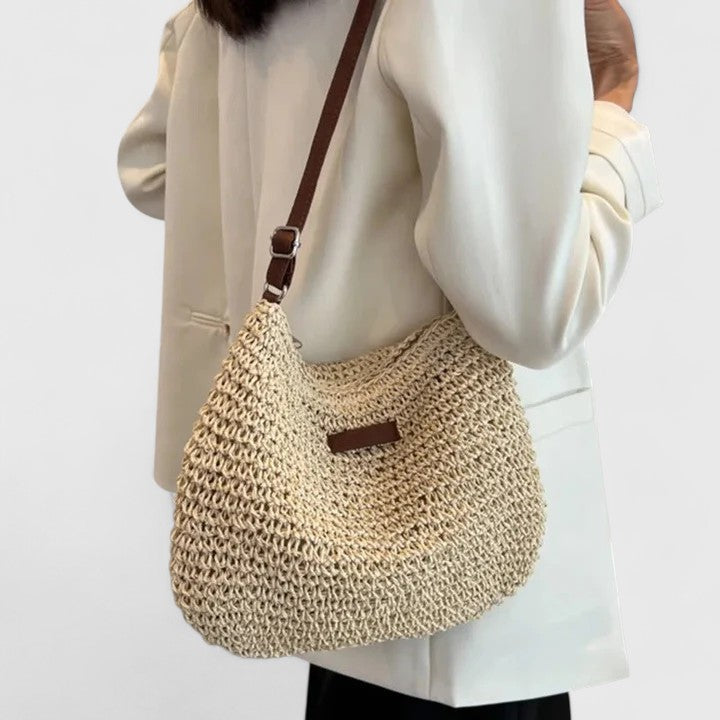 Odalys | Women's Bag Woven Straw Slouchy Shoulder Tote