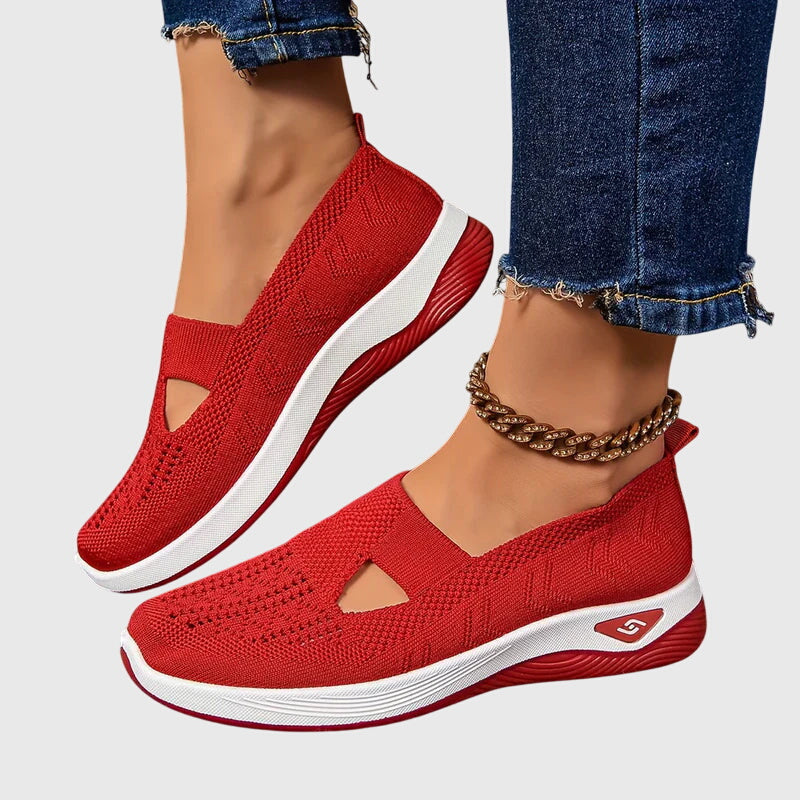 Beatriz | Women's Slip-On Orthopedic Flats with Knit Diamond Detail