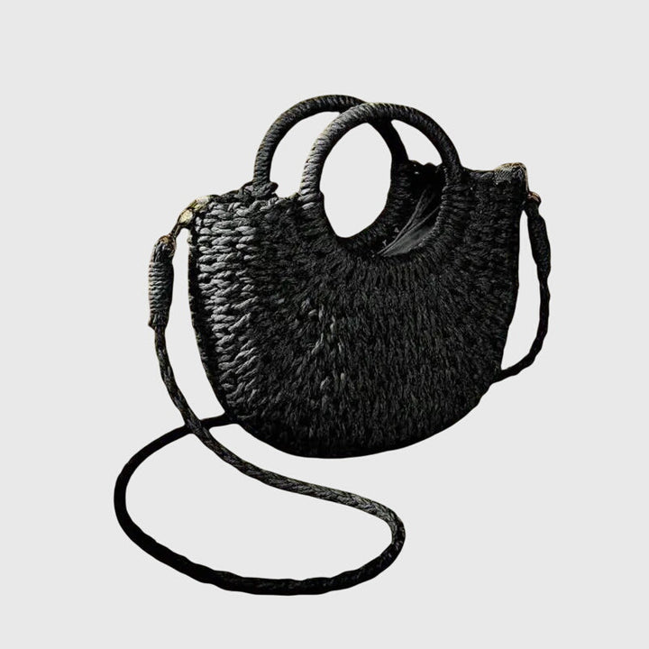 Verity | Women's Bag Woven Round Handle Crossbody