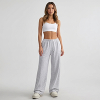 Talia | Women's Sweatpants – Relaxed Fit Wide Leg Solid Colour Joggers