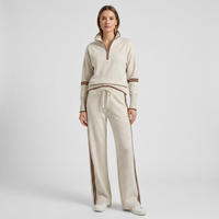 Rosalie | Women's Half-Zip Tracksuit – Contrast Trim Co-Ord Set