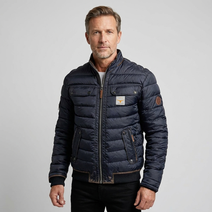 Men's Puffer Jacket Urban Quilted Durable Fabric 6