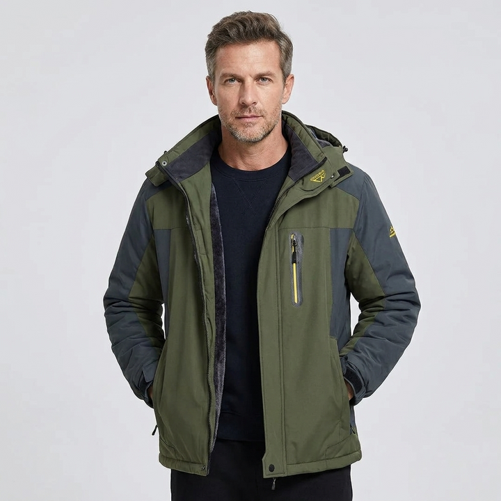 Men's Insulated Puffer Jacket Waterproof Outdoor 7