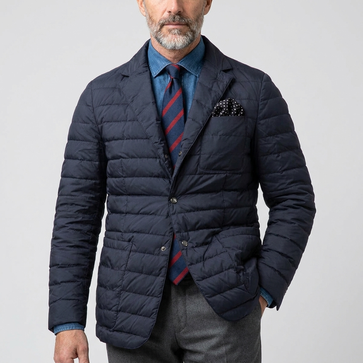 Men's Puffer Jacket Quilted Lightweight Smart Casual 2