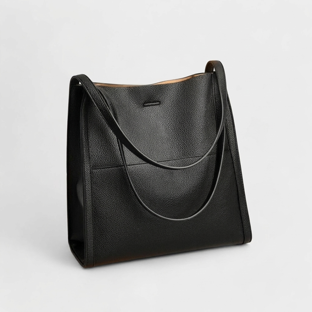 Womens Classic Leather Tote Bag for Laptops 11