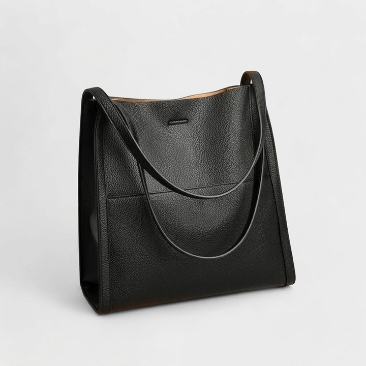 Womens Classic Leather Tote Bag for Laptops 11