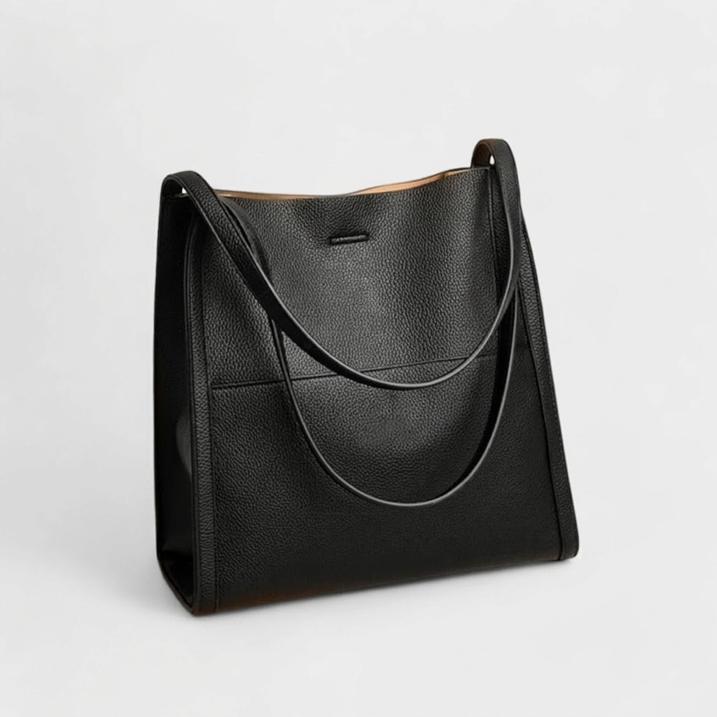 Womens Classic Leather Tote Bag for Laptops 10