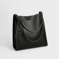 Womens Classic Leather Tote Bag for Laptops
