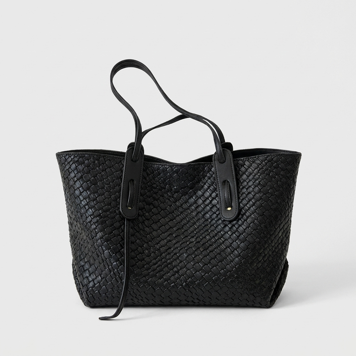 Womens Elegant Spacious Tote Bag Lightweight Woven Fabric 9