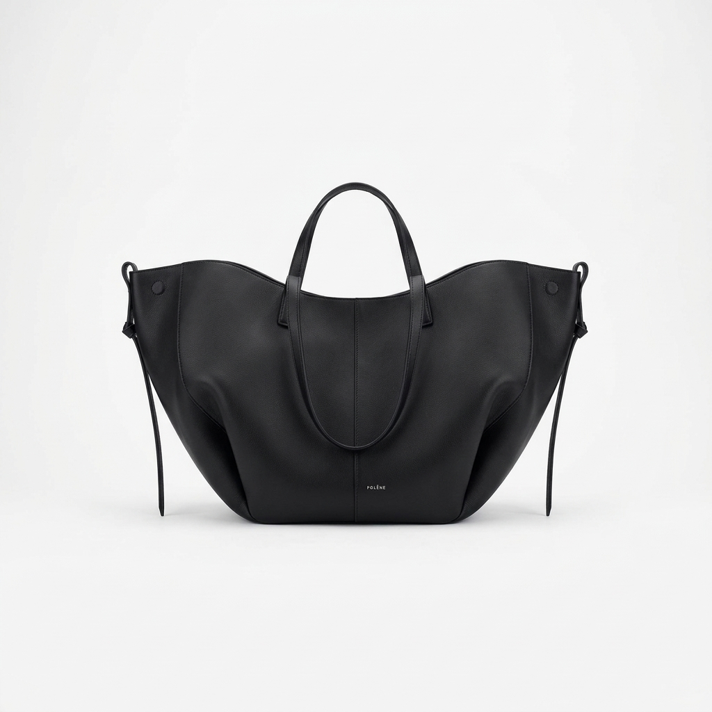 Womens Vintage Classic Large Tote Bag Leather 10