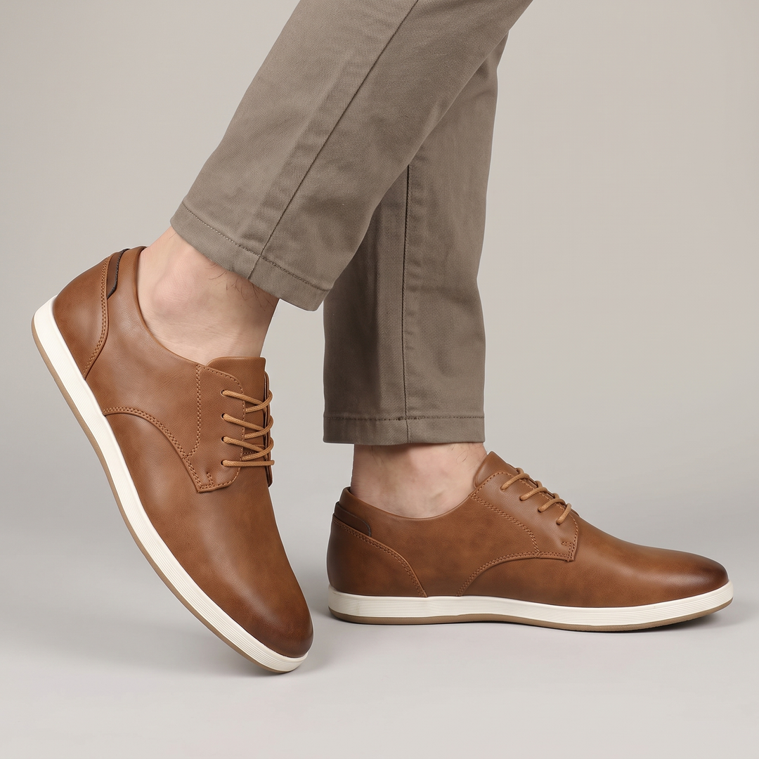 Mens Trainers Classic Leather Casual Durable 10