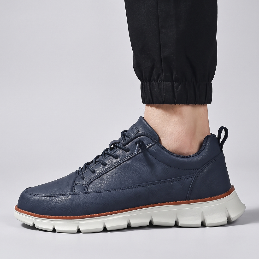 Mens Trainers Casual Lightweight Support Leather 10