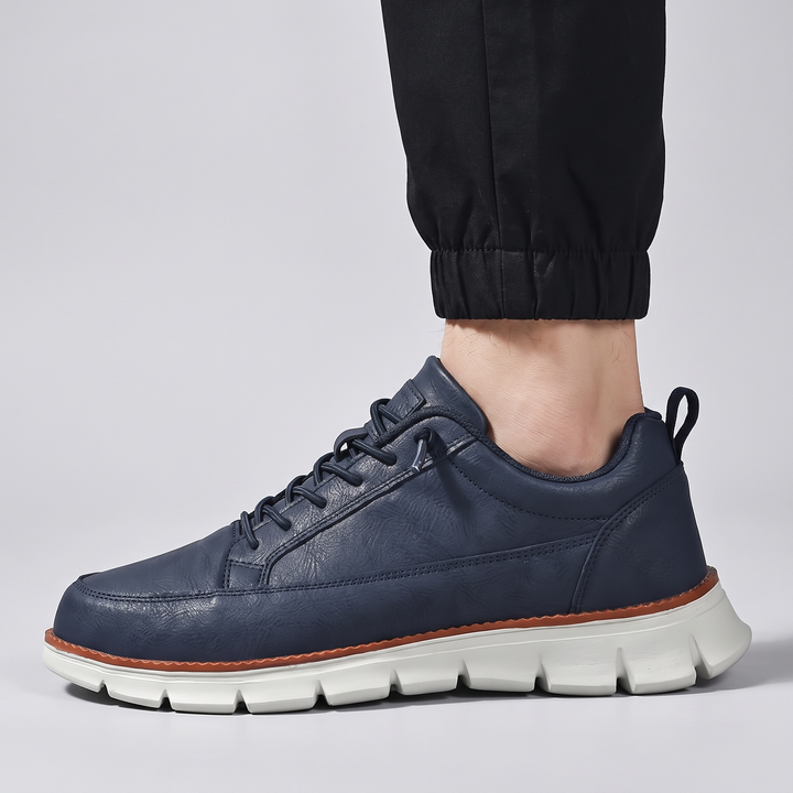 Mens Trainers Casual Lightweight Support Leather 10