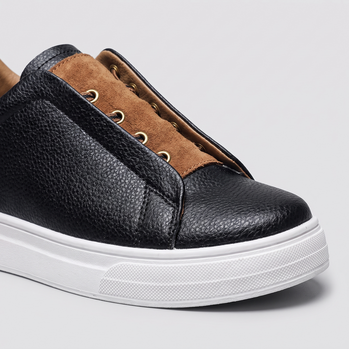 Mens Trainers Casual Slip-On Textured Upper Lightweight 10