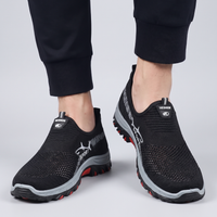 Mens Trainers Athletic Slip-On Breathable Mesh