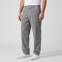 Mens Trousers Casual Relaxed Fit Corduroy Cotton Blend