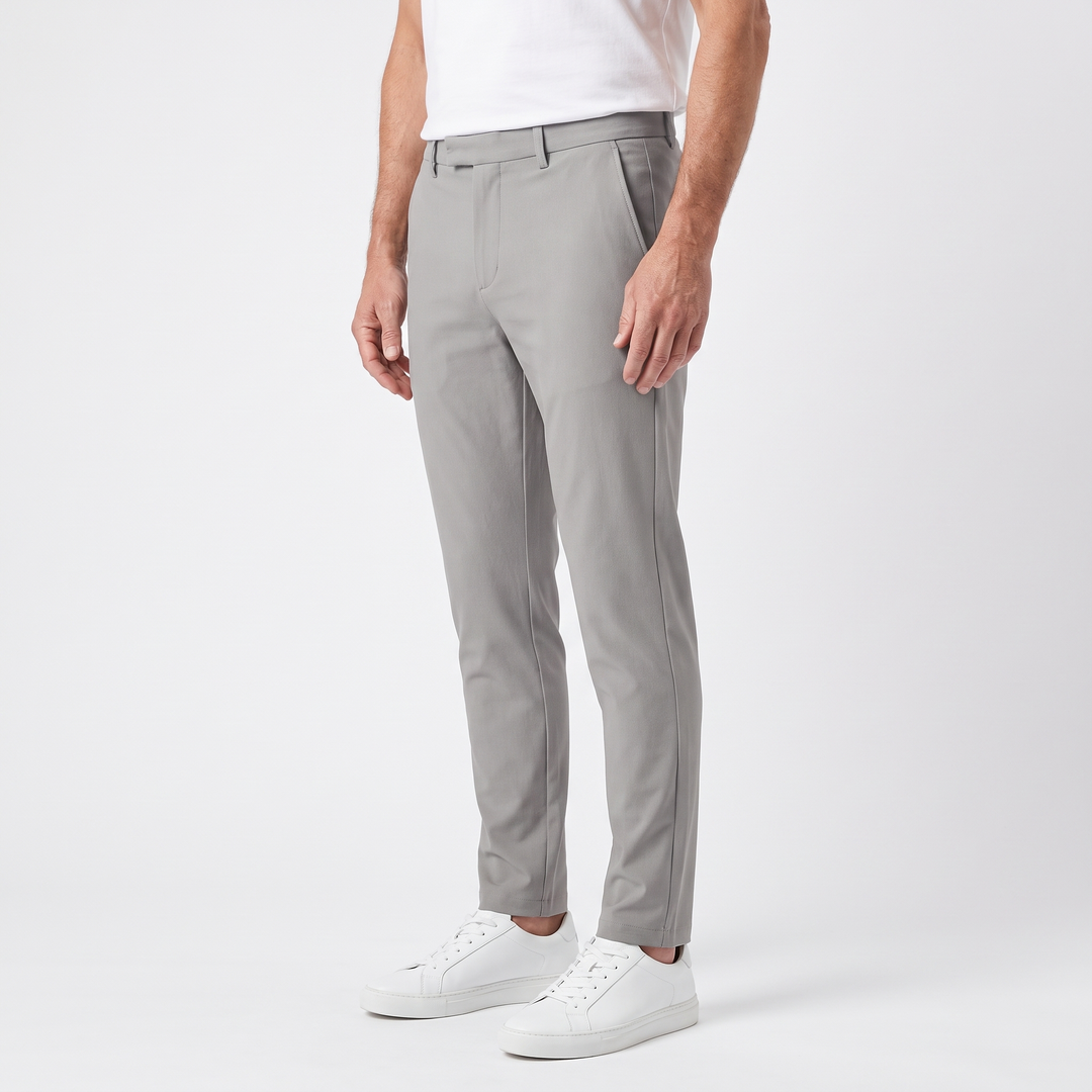 Mens Trousers Slim Tapered Stretch Performance Fiber 11