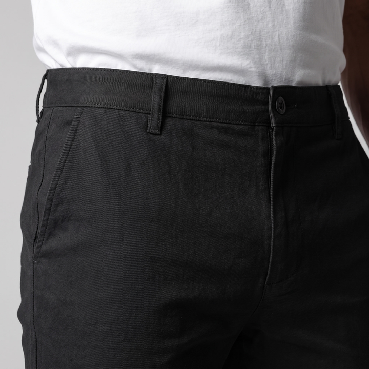 Mens Trousers Slim Fit Tailored Chino Cotton Casual 7