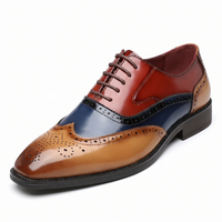 Men's Oxford Shoes Wingtip Brogue Leather Dress Shoes