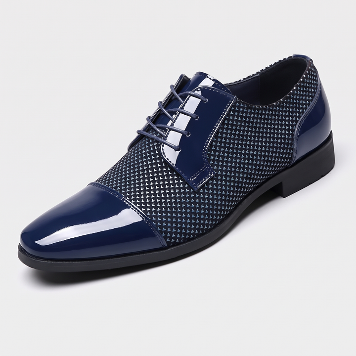 Men's Oxford Shoes Patent Cap Toe Dress Shoes Synthetic 11