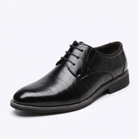 Men's Oxford Shoes Polished Brogue Leather Formal Shoes