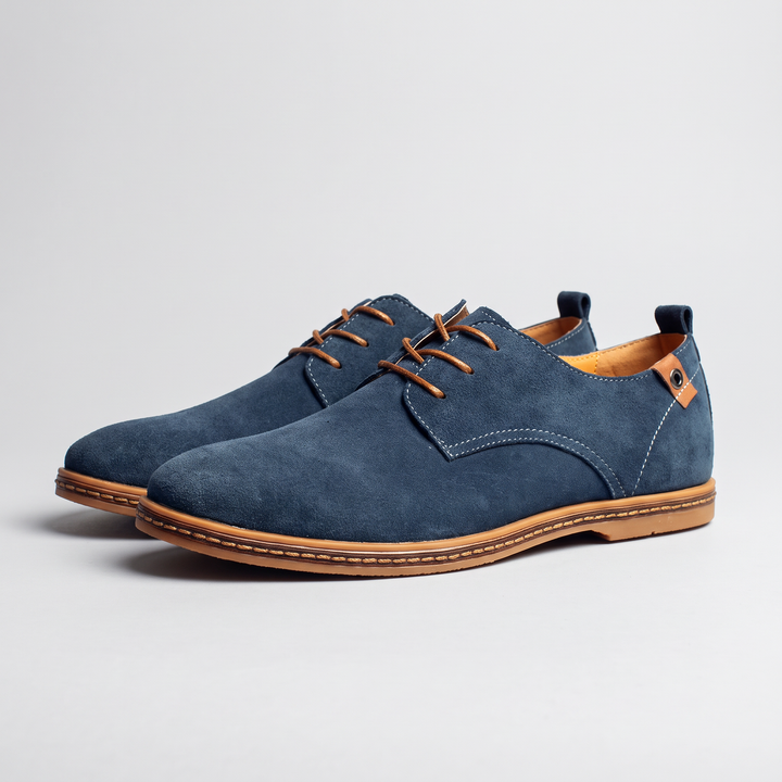 Men's Classic Derby Lace-Up Suede Shoes Smart Casual 8