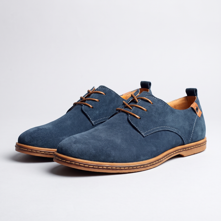 Men's Classic Derby Lace-Up Suede Shoes Smart Casual 7
