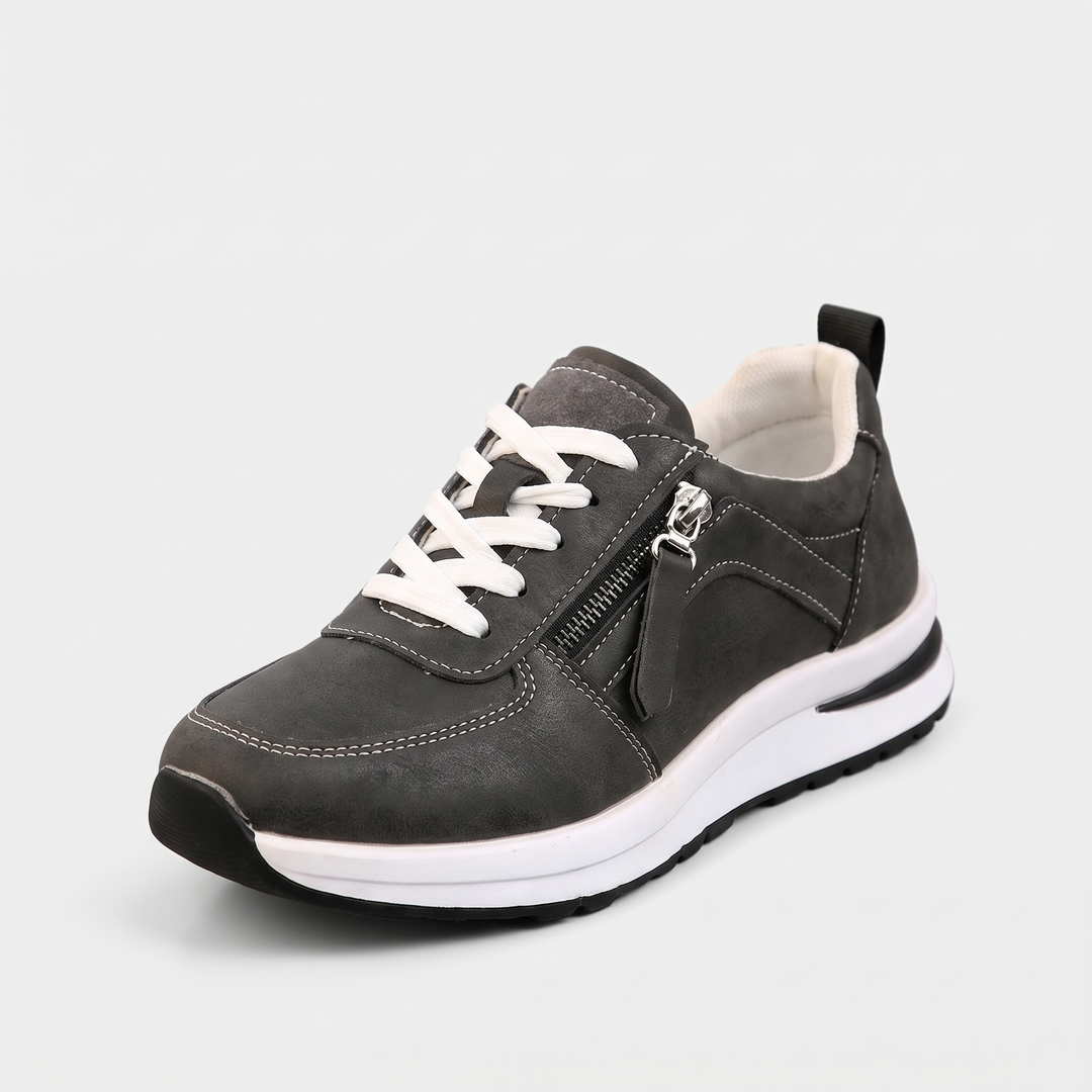 Women's Trainers Elegant Zipper Comfort Shoes Non-Slip Gel Sole 9