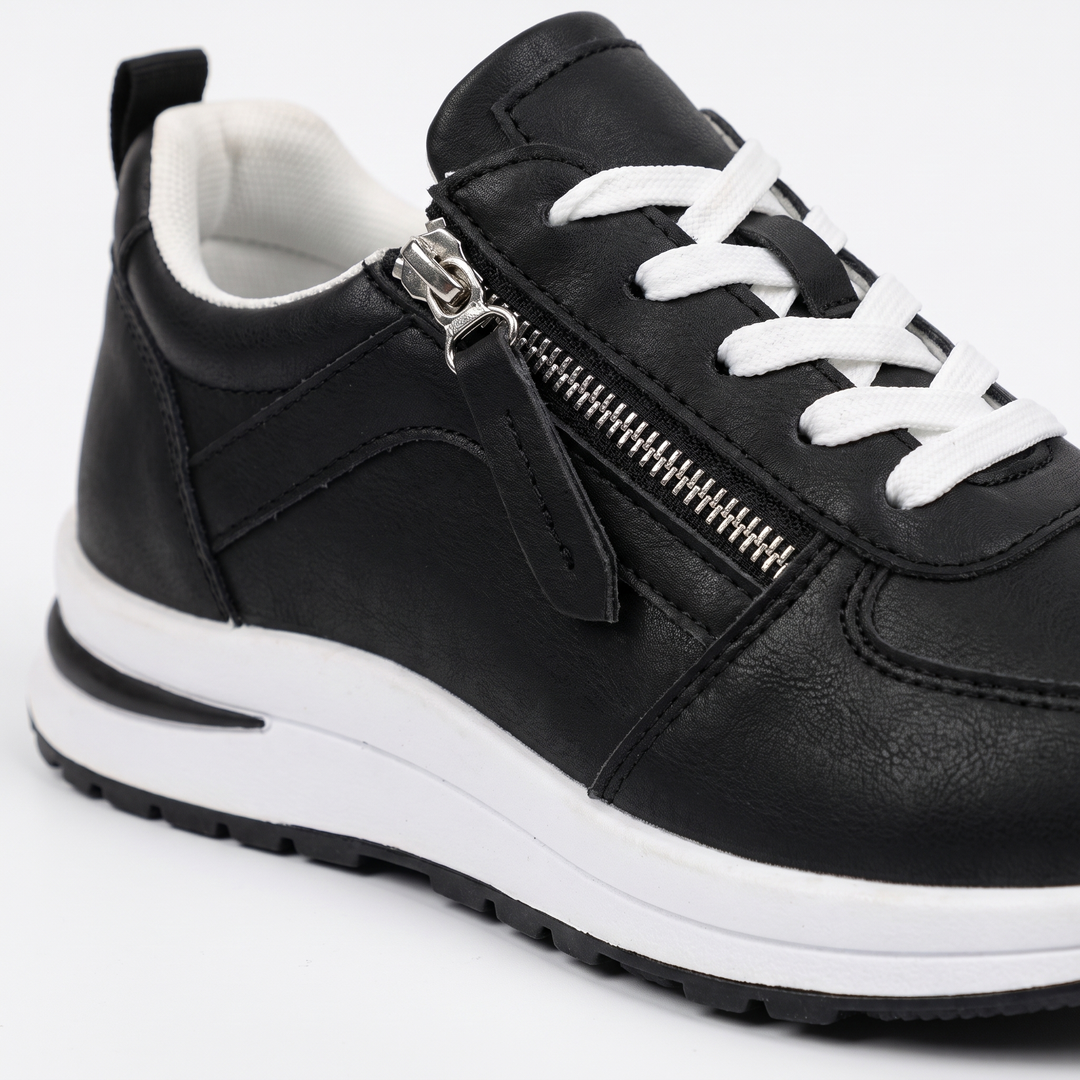 Women's Trainers Elegant Zipper Comfort Shoes Non-Slip Gel Sole 11