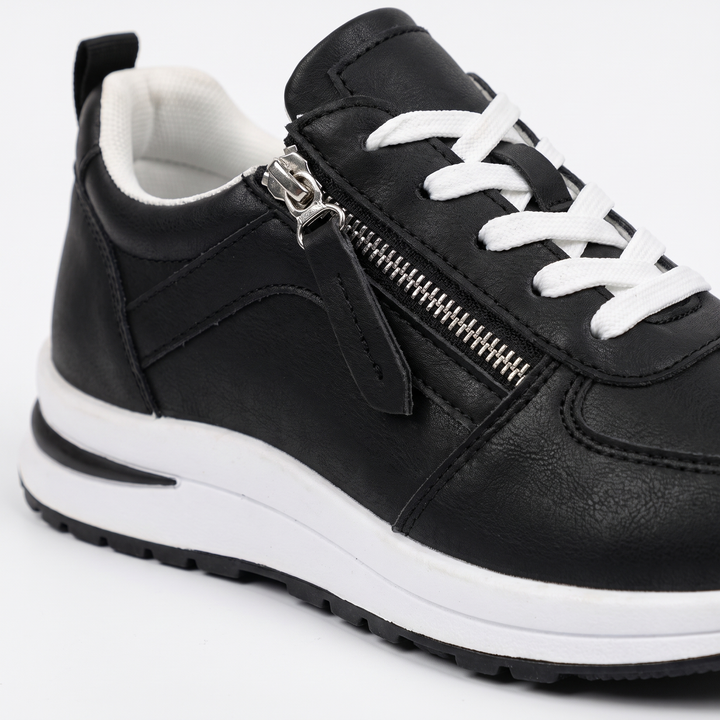 Women's Trainers Elegant Zipper Comfort Shoes Non-Slip Gel Sole 11