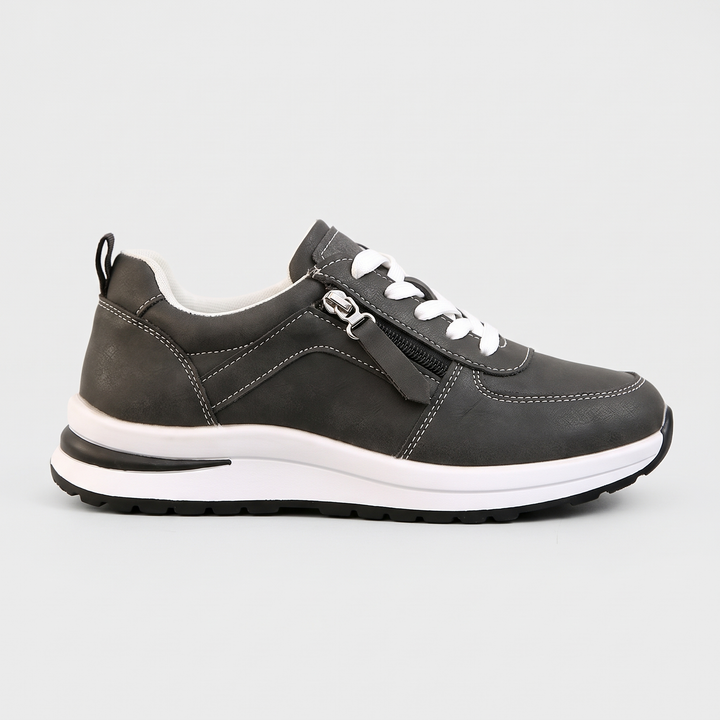 Women's Trainers Elegant Zipper Comfort Shoes Non-Slip Gel Sole 10