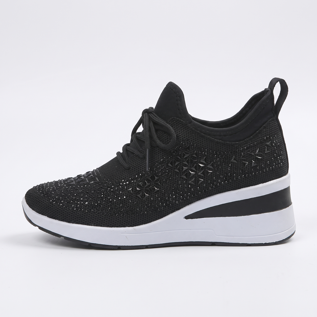 Women's Trainers Mesh Comfort Shoes Orthopaedic Rhinestone Strap 8