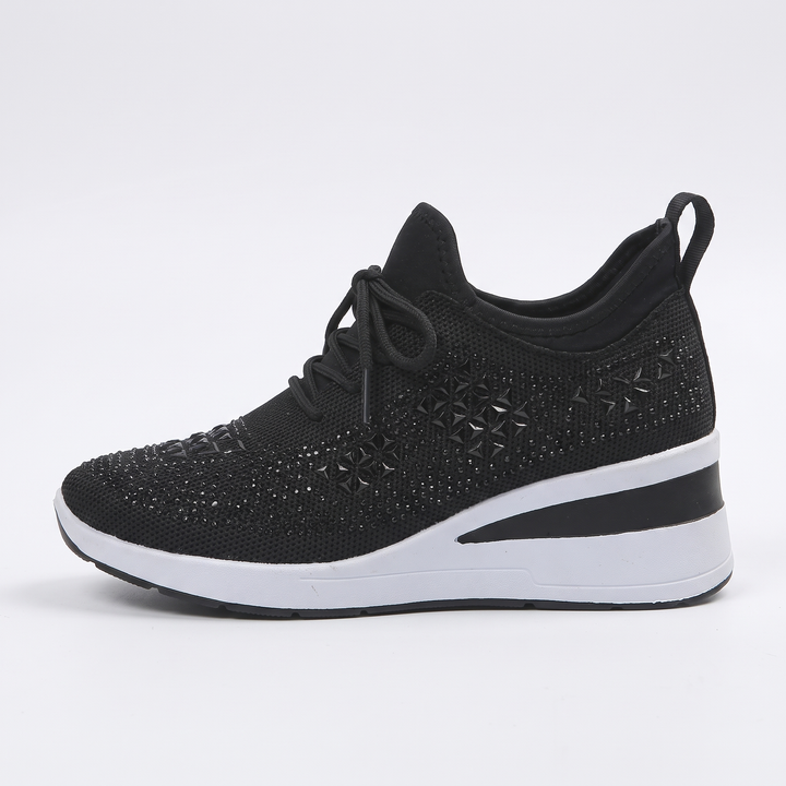 Women's Trainers Mesh Comfort Shoes Orthopaedic Rhinestone Strap 8