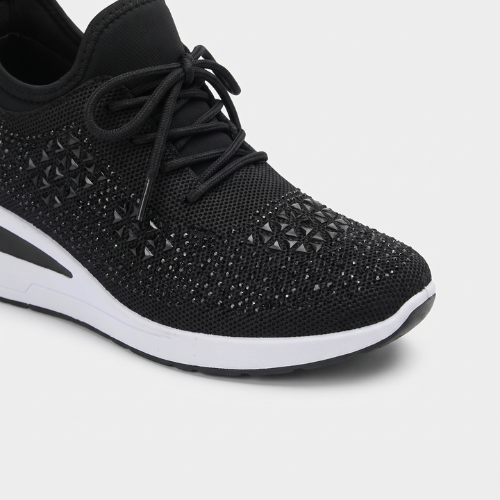 Women's Trainers Mesh Comfort Shoes Orthopaedic Rhinestone Strap 9