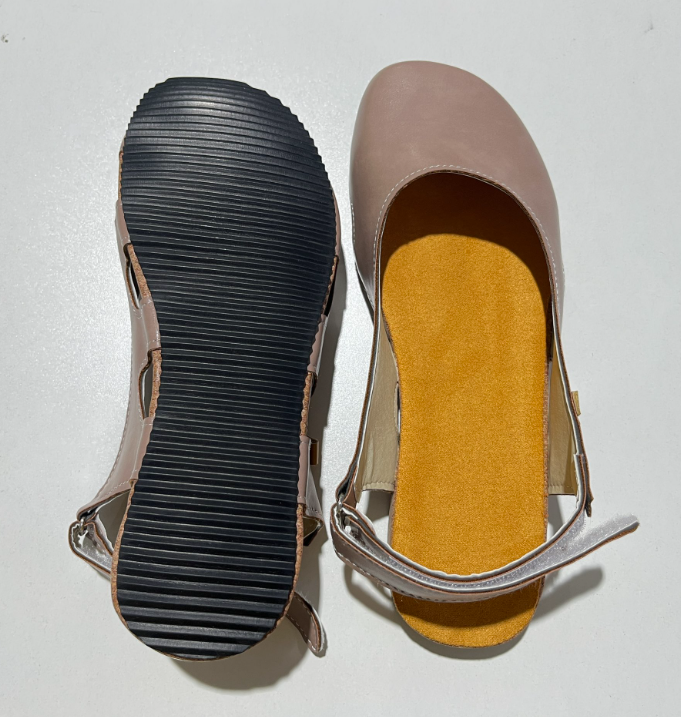 Avarca | Leather Slingback Menorcan Orthopedic Flats with Suede Footbed