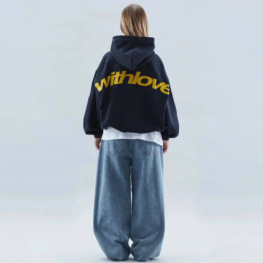 Freya | Women's Oversized Hoodie – Bold Front Print Design
