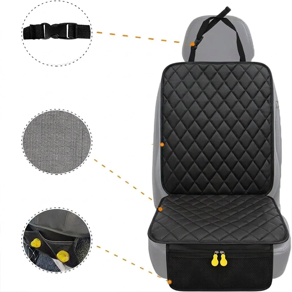Waterproof Car Seat Protector – Non-Slip Seat Protector with Thick Padding for Child Car Seats, 600D Fabric, 1 or 2 Pack