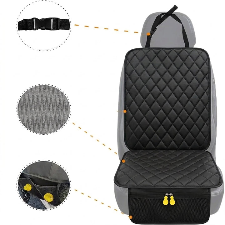 Waterproof Car Seat Protector – Non-Slip Seat Protector with Thick Padding for Child Car Seats, 600D Fabric, 1 or 2 Pack