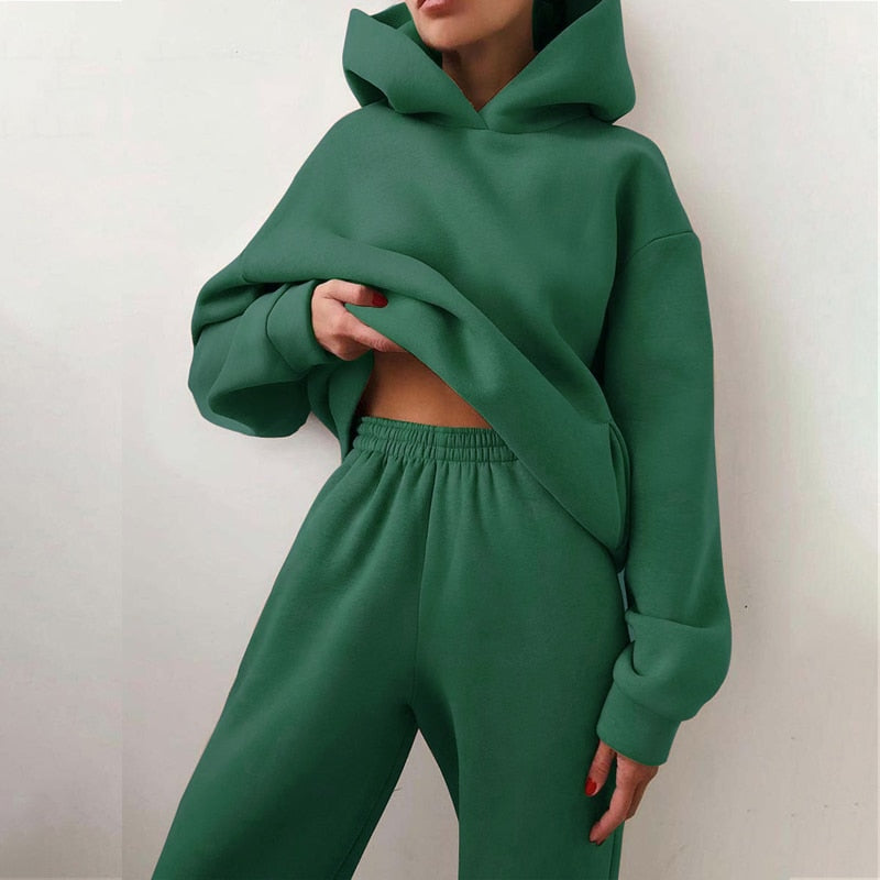 Marnie | Women's Tracksuit – Oversized Sweatshirt & Joggers Two-Piece Set