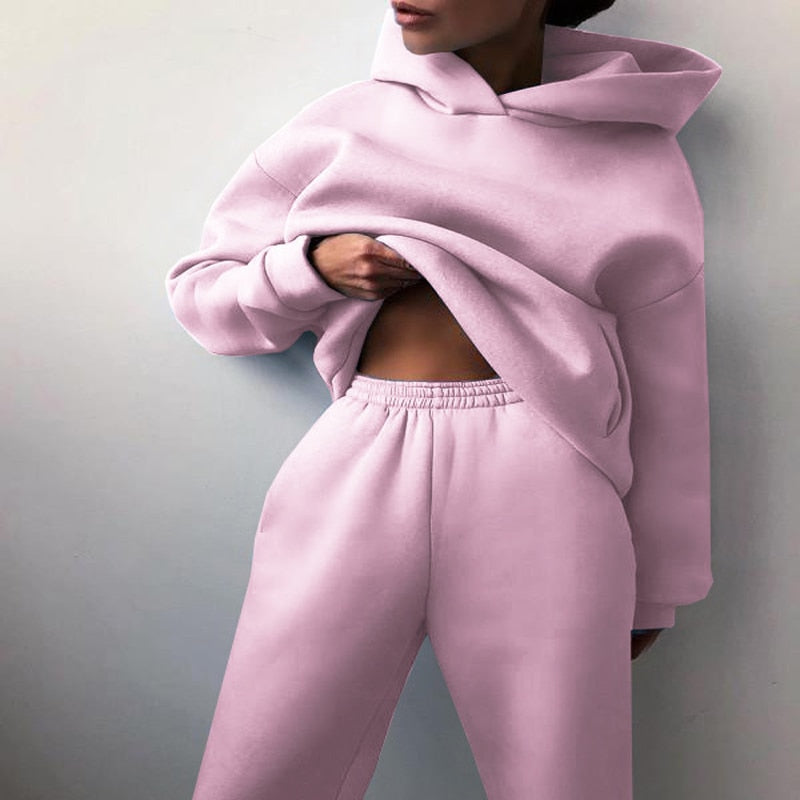 Marnie | Women's Tracksuit – Oversized Sweatshirt & Joggers Two-Piece Set
