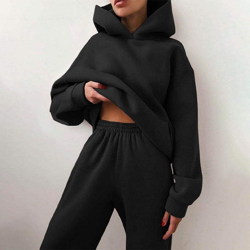 Marnie | Women's Tracksuit – Oversized Sweatshirt & Joggers Two-Piece Set