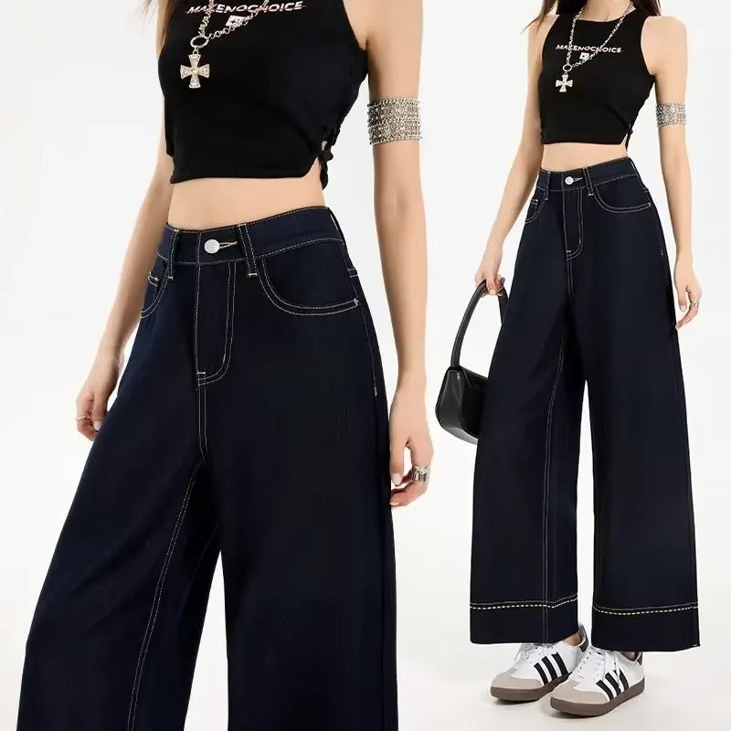 Marigold | Women's Jeans High Waist Wide Leg Denim
