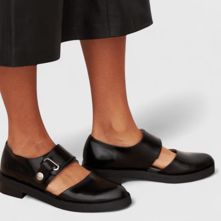 Harlow | Wide Strap Chunky Mary Jane Flats