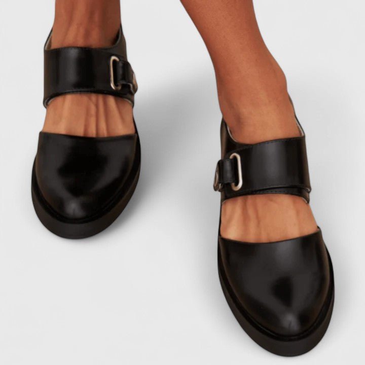 Harlow | Wide Strap Chunky Mary Jane Flats