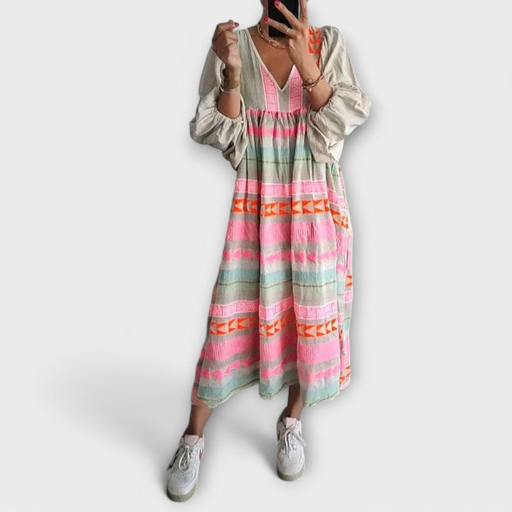 Zara | Tribal Print Smock Summer Dress